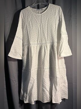 White Cotton Dress